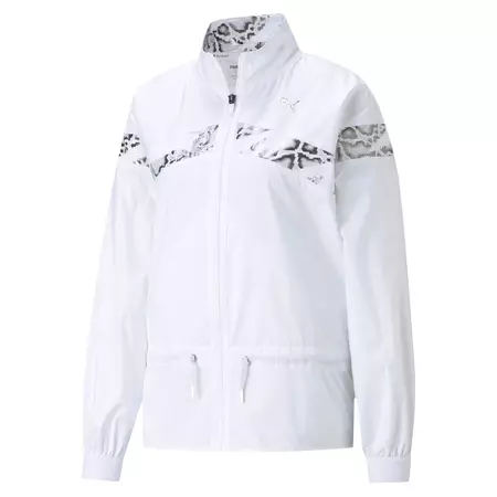 Puma Wn´s Train Untamed Woven Jacket "Snake White-Silver"