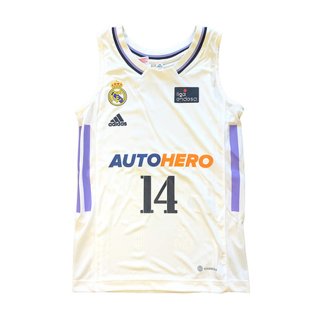 Real Madrid Camiseta Basket Niñ@ 1ª Equipación # 14 DECK #
