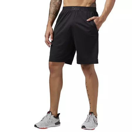 Reebok M Workout Ready Stacked Logo Short (black)