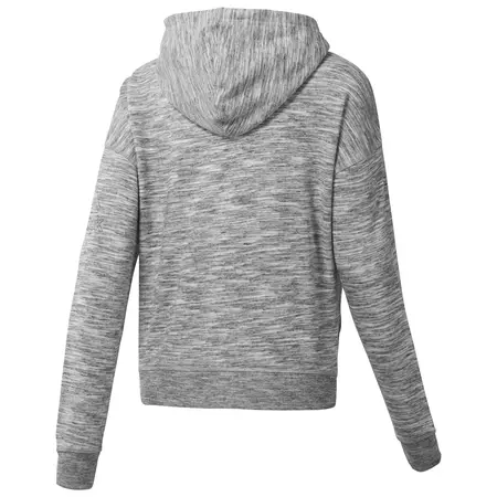 Reebok Training Essentials Marble Full Zip Hoodie W (Medium Grey Heather)