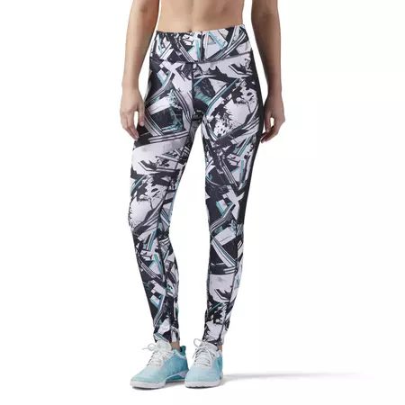 Reebok Workout Ready AOP Tight W "Wing Dim"