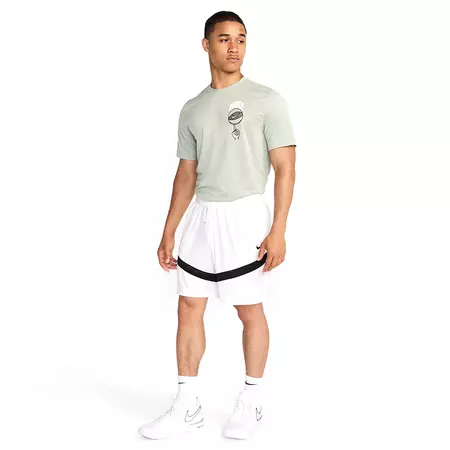 Short Nike Icon Dri-FIT Basketball "White Black"