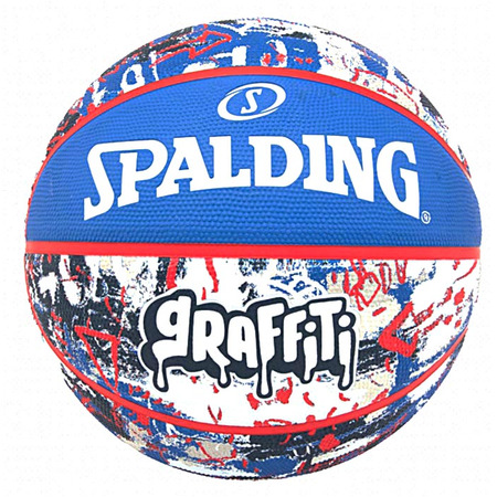 Balón Spalding Blue Red Graffiti Sz7 Rubber (Talla 7)