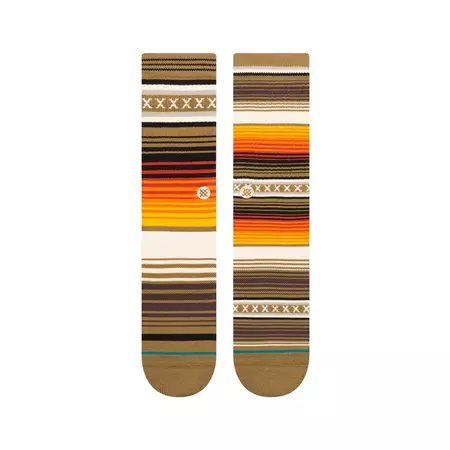 Stance Casual Curren ST Crew Sock Dark Green