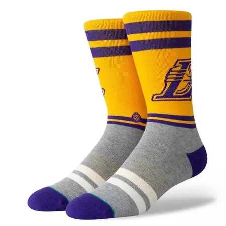 Stance NBA City Gym L.A Lakers Socks