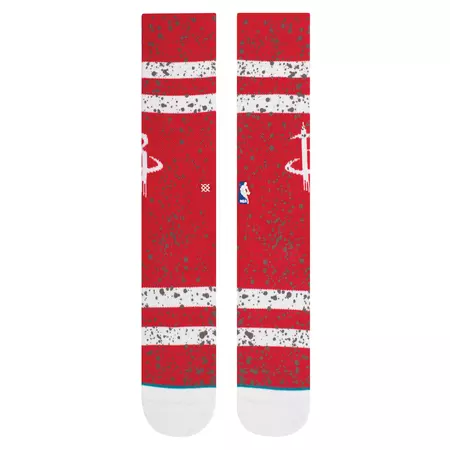 Stance NBA Hardwood Overspray Rockets Socks