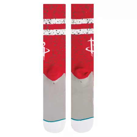 Stance NBA Hardwood Overspray Rockets Socks