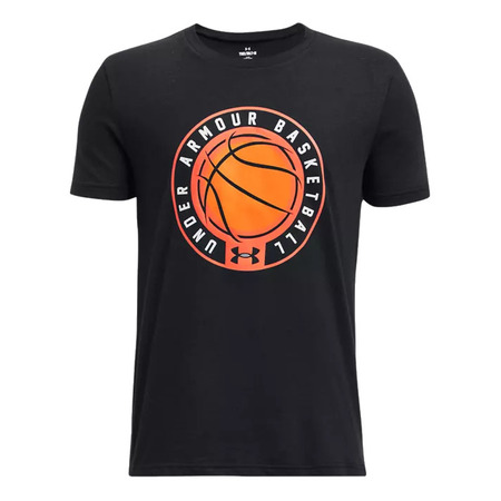 UA Boys' Basketball Logo Short Sleeve Tee "Black"
