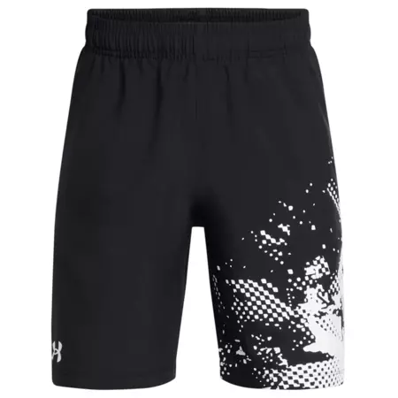UA Boys' Tech™ Woven Graphic Shorts "Black"