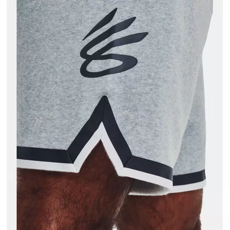 UA Curry Fleece 9" Short "Harbor Blue FH-Gray"