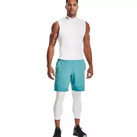 UA Men's HeatGear® Armour ¾ Leggings "White"