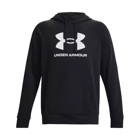 UA Men's Rival Fleece Logo Hoodie "Black"