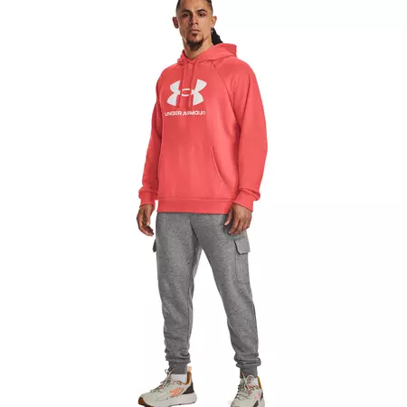 UA Men's Rival Fleece Logo Hoodie "Venom Red"
