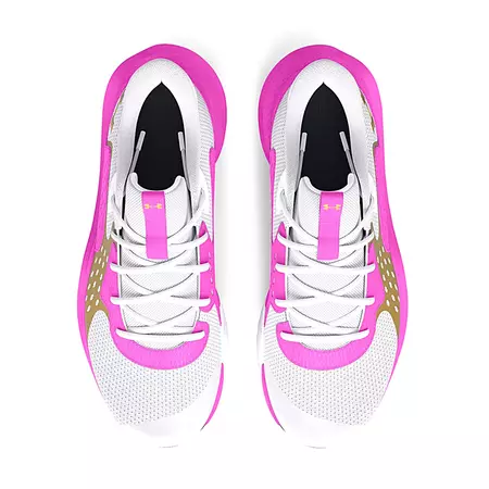 Under Armour GS Jet '23 "White VividMagenta Gold"