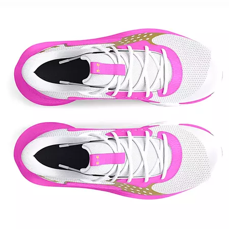 Under Armour GS Jet '23 "White VividMagenta Gold"