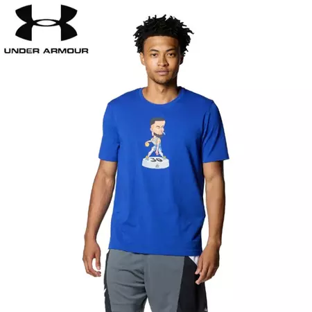 Under Armour Men´s Curry Bobblehead Short Sleeve Tee "Blue"