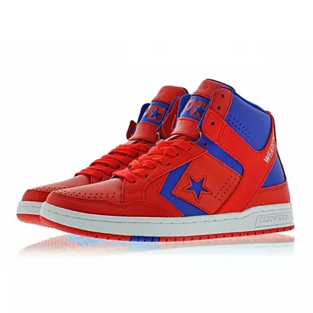 Converse Weapon Mid "Detroit Pistons" (rojo/azul)