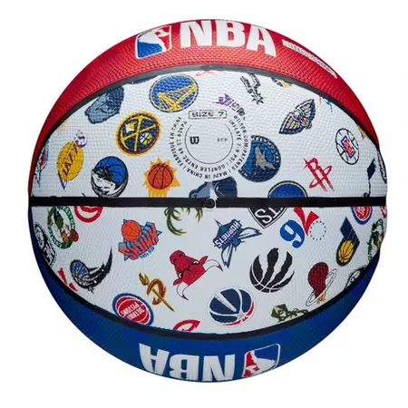 Balón Baloncesto Wilson NBA All Team Ball "RWB" (Talla 7)