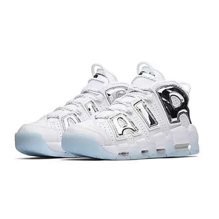 Wmns Nike Air More Uptempo "Chrome" (100)