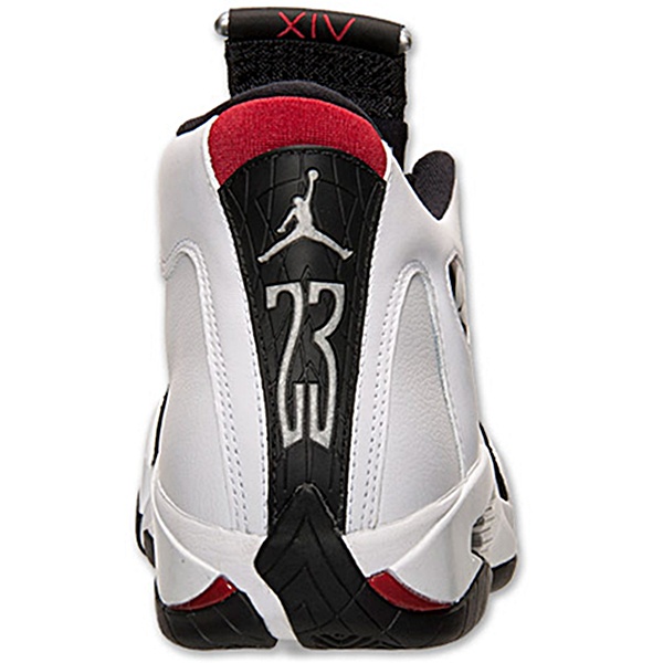 jordan 14 blanco con negro