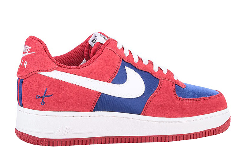 nike air force azul y rojo