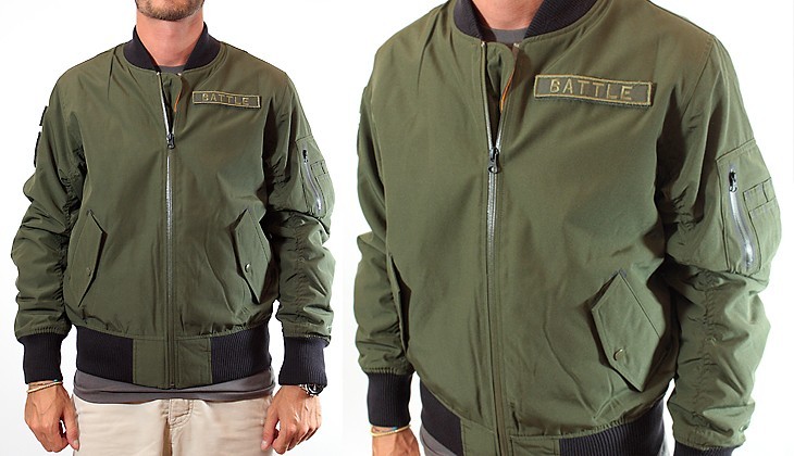 bomber jacket verde militar