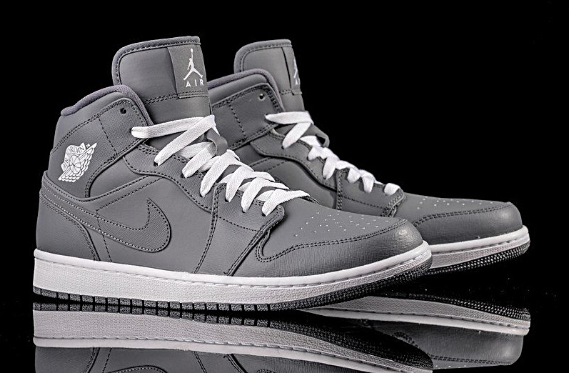 jordan 1 blanco con gris