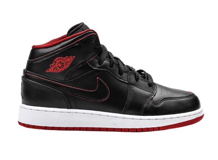 air jordan 1 negro y rojo