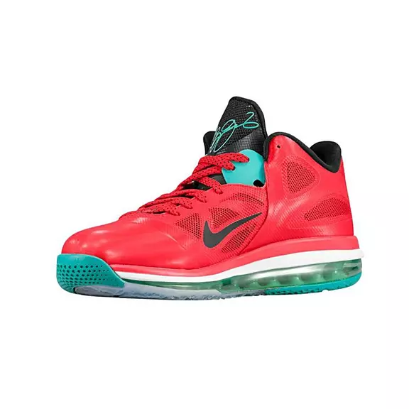 Lebron 9 Low  "Liverpool" (601/rojo/negro/turquesa)