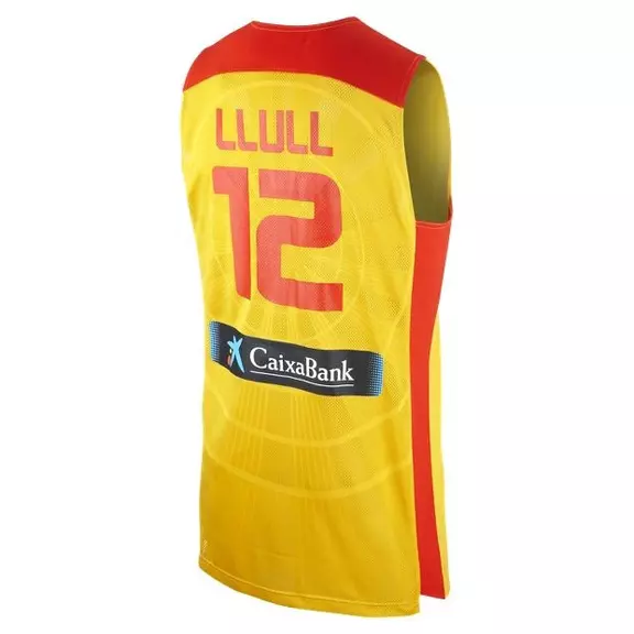 Camiseta Selección España Llull (740/amarillo/rojo)