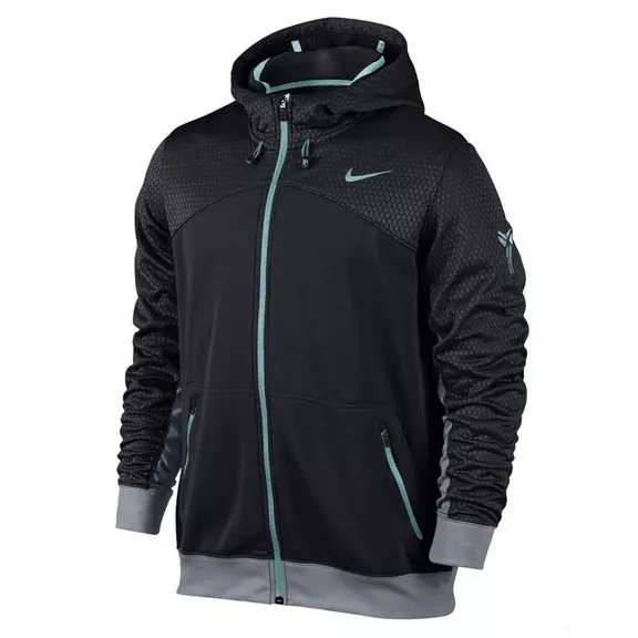 Sudadera Cap Kobe Dominator Hero Full-Zip (010/negro/menta/gris)