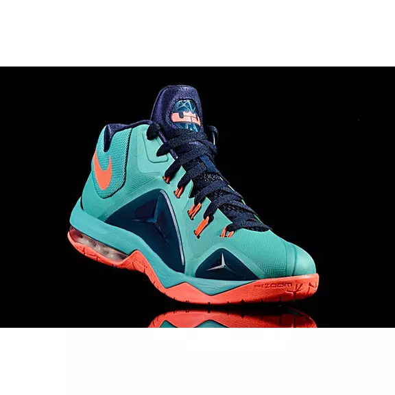 Lebron Ambassador VII "Sea Green" (484/turquesa/hot lava/navy)