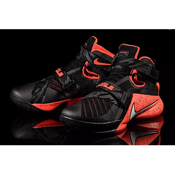 Nike Zoom Lebron Soldier 9 Premium "Bright Crimson" (negro/blanco-bright crimson)