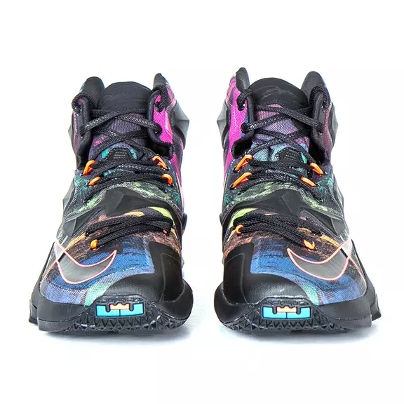 Lebron XIII "The Akronite Philosophy" (008/black/orange/blue lagoon)