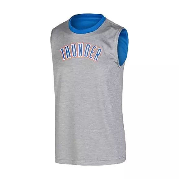 Adidas NBA Camiseta Oklahoma Thunder Winter Hoops Rev (azul/gris)