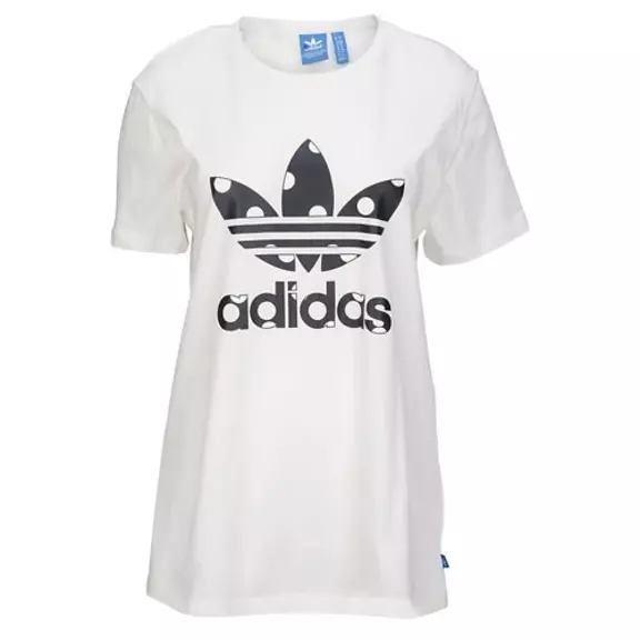 Adidas Originals Mujer Camiseta Big Logo Dots (blanco/negro)