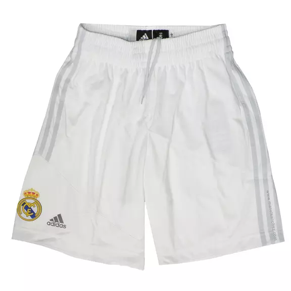 Adidas Short Real Madrid Baloncesto 2015-2016 (blanco/gris onix)