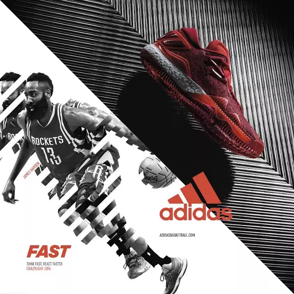 Adidas Crazylight Boost Low 2016 James Harden "Red Fever" (solar red/scarlet/ftwr white)