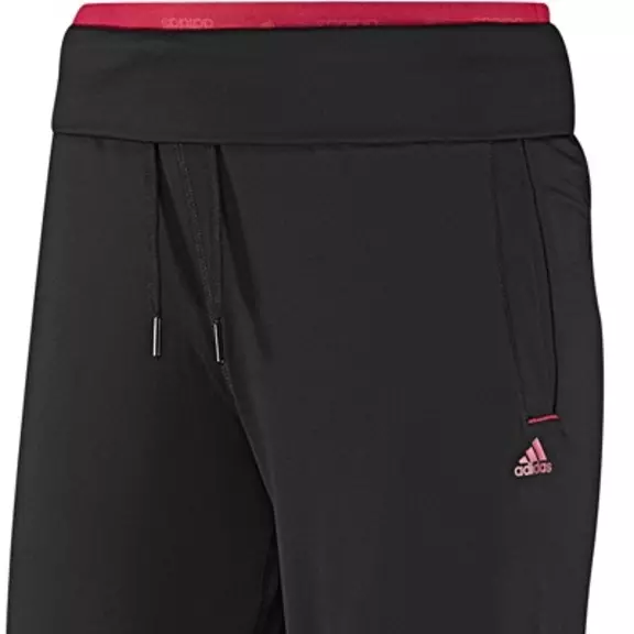 Adidas Pantalón Mujer Clima YG (Negro/Rosa)
