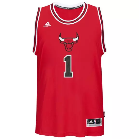 Camiseta NBA Intl XMas Swingman #1# Derrrick Rose