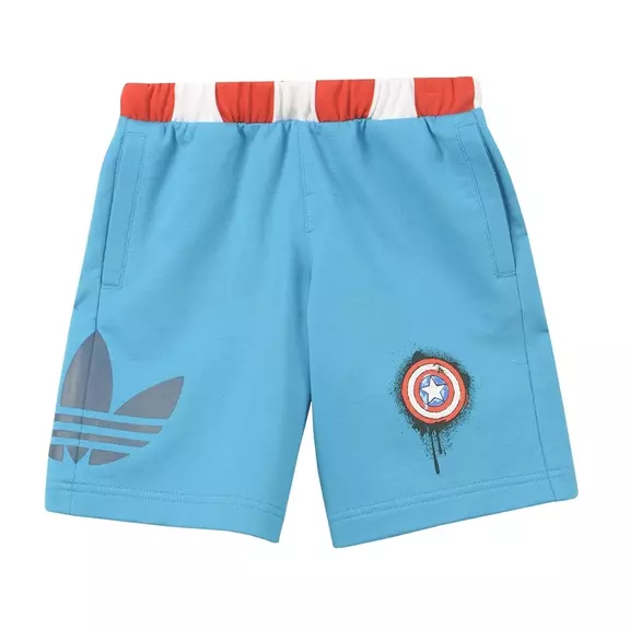 Adidas Original Capitan America Short Niño (azul/rojo/blanco)