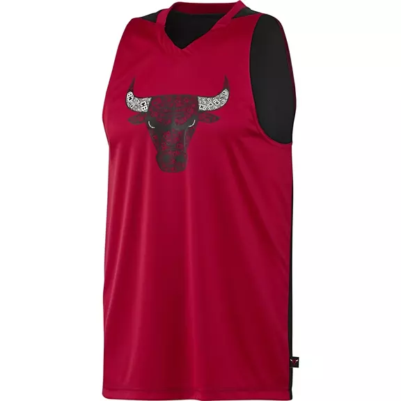 Adidas Camiseta Niño NBA Entreno Bulls Smer R (rojo/negro)