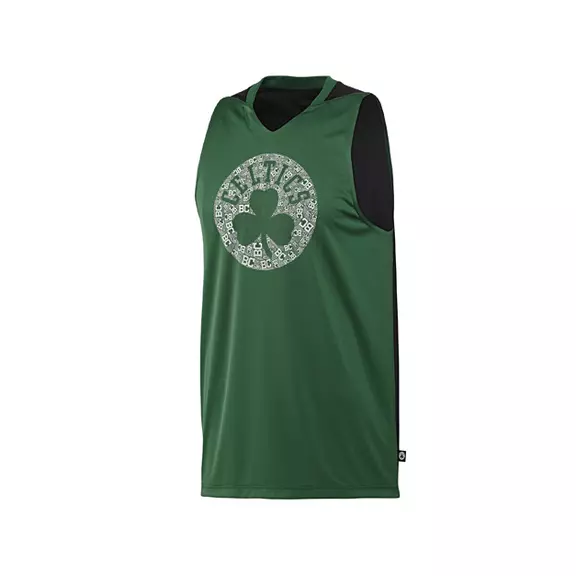 Adidas Camiseta NBA Entreno Boston Summer Run (verde/negro)