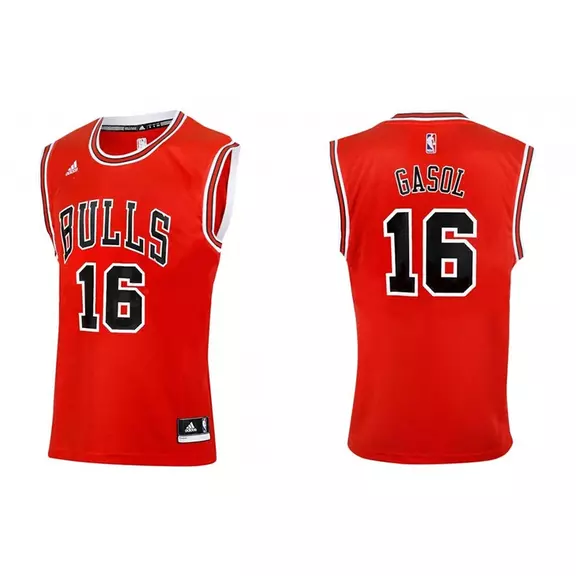 Adidas Camiseta Réplica Gasol Bulls (rojo/blanco/negro)