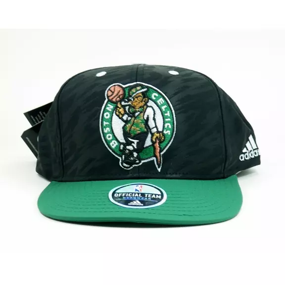 Adidas Gorra Flatbrim Boston Celtics Bordada(negro/verde/blanco)