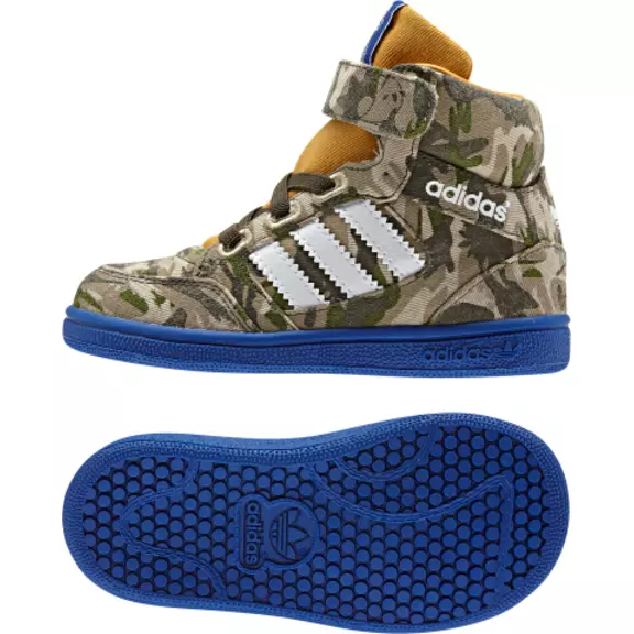 Adidas Originals Pro Play CF Bebé (camuflaje/azul/blanco)