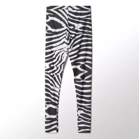 Adidas Original Mujer Leggings Zebra (negro/blanco)