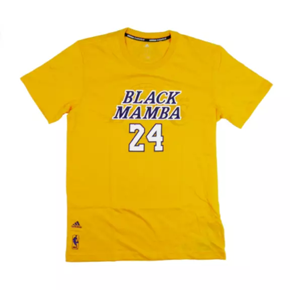 Adidas Camiseta Niño NBA Nick Name Kid L.A Lakers Black Manba Nº 24 (amarillo)