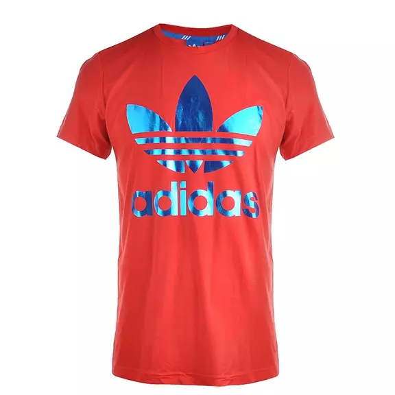 Adidas Original Camiseta Trefoil (rojo/azul)