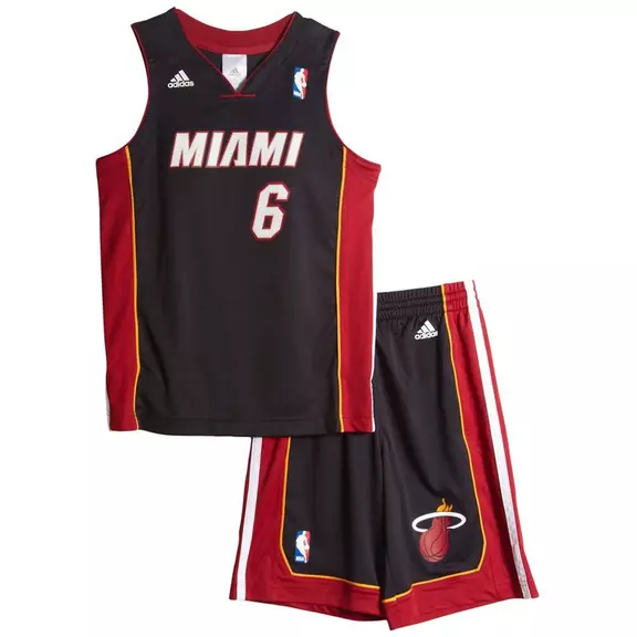 Pack Lebron James Miami Niño (negro/rojo)